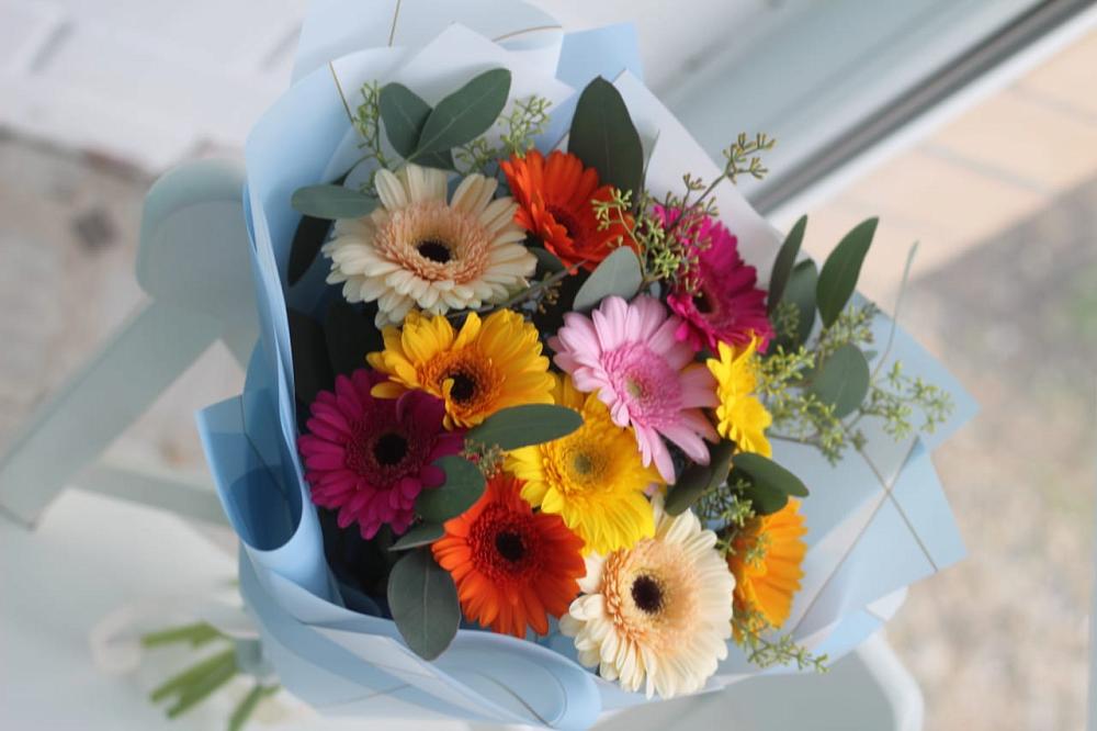 Букет цветов из: Герберы в Увельском