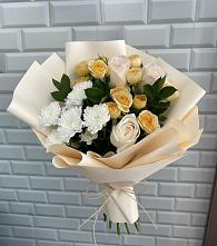 Букет цветов из:  Розы и Хризантемы в Увельском