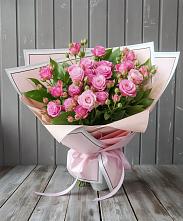 Букет Розовый кустик в Увельском