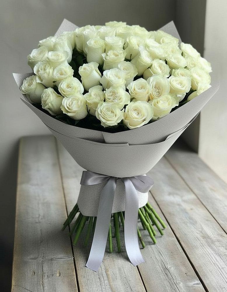 Букет 35 Белых роз в Увельском
