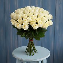 Букет 51 Белая роза Эдлесс Лав #REPLACE_PRED# Увельском