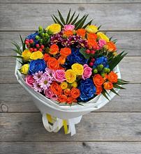 Букет цветов из:  Розы и Хризантемы #REPLACE_PRED# Увельском