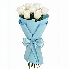 Букет 7 белых роз Проуд #REPLACE_PRED# Увельском