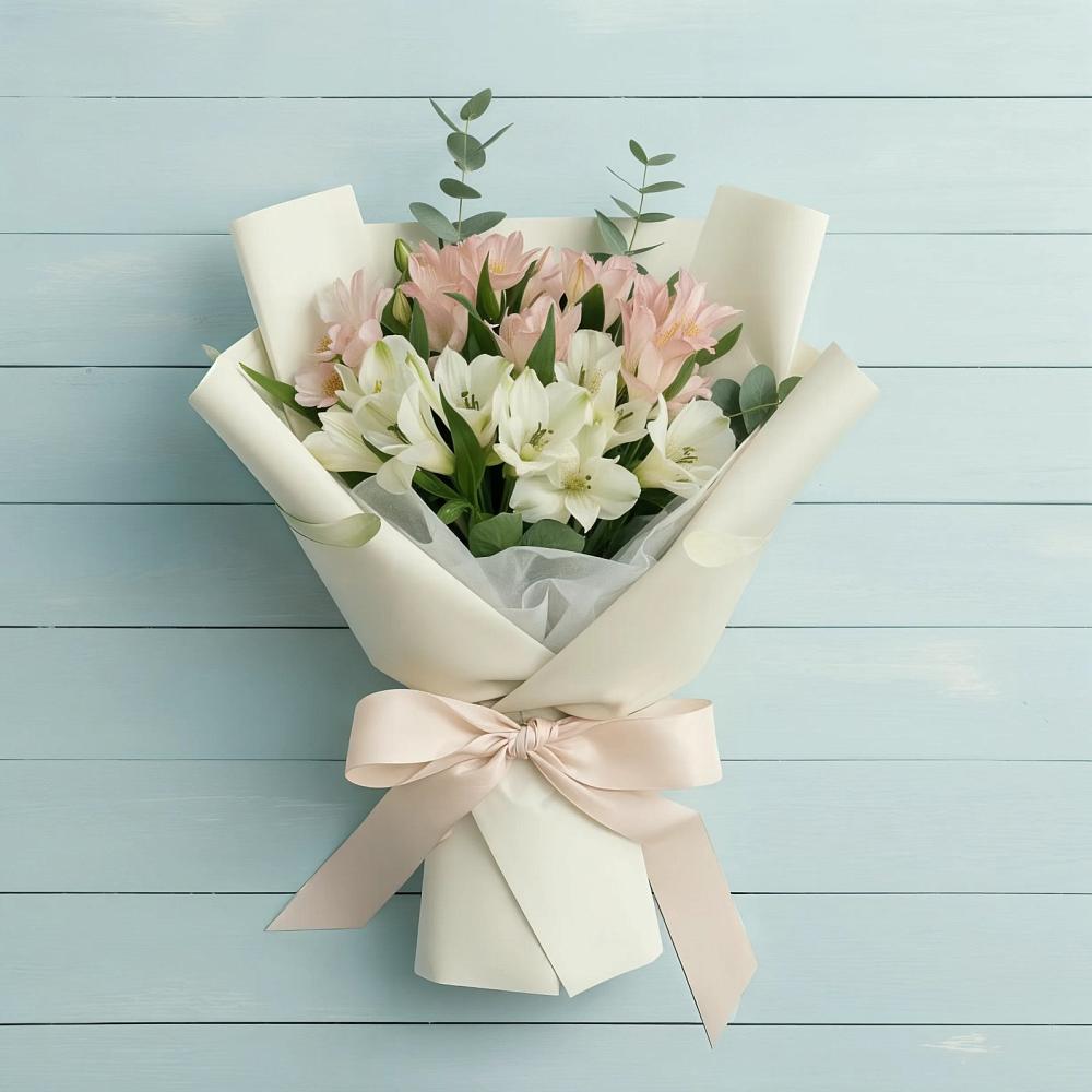 Букет цветов из: Альстромерии в Увельском