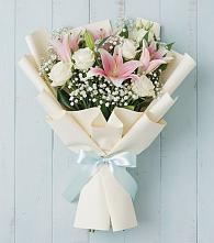 Букет цветов из:  Лилии #REPLACE_PRED# Увельском